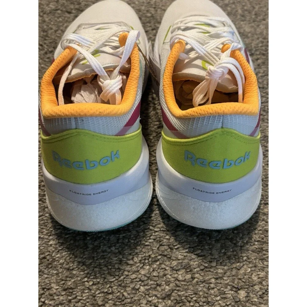 Reebok Womens Floatride Energy Daily Running Shoes Size 9.5 White Sneakers